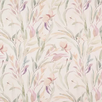 Produktbild von Dekostoff Meterware Baumwolle Digitaldr. Aquarell Blätter Blüten