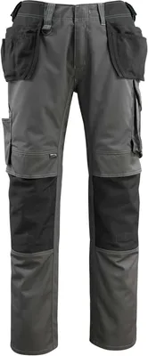 Produktbild von MASCOT® Bremen Handwerkerhose Größe 82C47, dunkelanthrazit/schwarz | Packung (1 Stück)