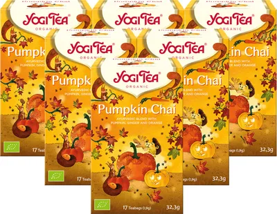 Produktbild von 6 xYOGI TEA Pumpkin Chai | 6 x 32,3g