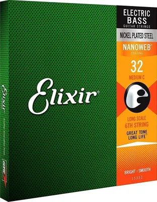 Image de Elixir 15332 Nanoweb Single string pour guitare basse