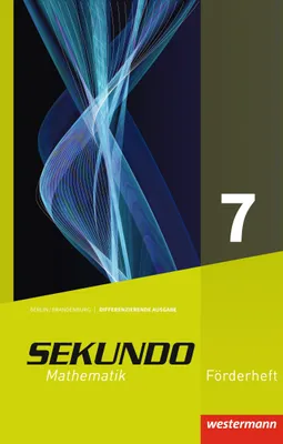 Produktbild von Sekundo 7. Förderheft. Berlin und Brandenburg