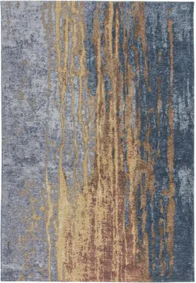 Produktbild von Arte Espina Teppich Blaze 300 Beige / Blau 115cm x 170cm
