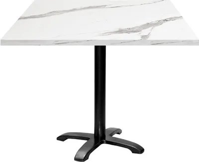 Produktbild von Tisch 90 x 90 cm – Modell Bazila aus weißem Marmor