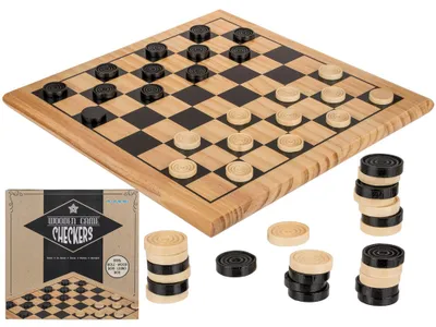 Obrázok produktu pre Dame Holz-Brettspiel - 28,5 cm