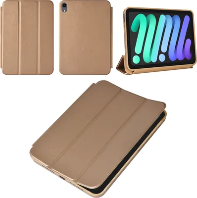 Immagine prodotto di iPad Mini 2021 Custodia a libro Custodia per tablet - Oro - Custodia intelligente