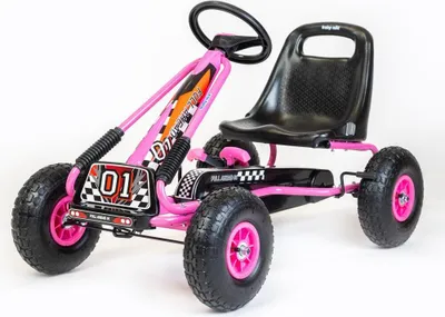 Obrázek produktu pro Dětská šlapací motokára Go-kart Baby Mix Razor růžová