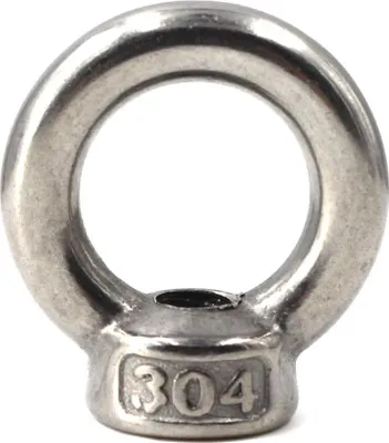 Produktbild von M20 Hebeaugenmutter, Ringaugenbolzen aus 304 Edelstahl, Gewindemuttern, 1 Stück
