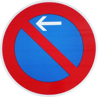 Produktbild von Original RA2 Verkehrszeichen Nr 286-10 Eingeschränktes Halteverbot Anfang 600 mm RSA-21 StVO RAL Verkehrsschild Strassenschild Baustellenschild Schild