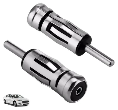 2er-Set Autoradio-Antennenadapter DIN auf ISO, FM