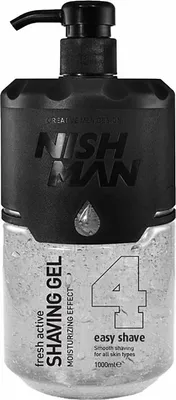 Immagine prodotto di Nishman | Gel da barba Easy Shave - 1000 ml - Trasparente - Rasatura liscia - Per pelli sensibili