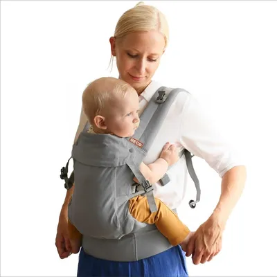 Productafbeelding van BECO Gemini: Ergonomische draagzak 4-in-1 - grijs