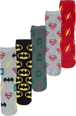 Produktbild von DC Comics Justice League Socken für Herren - Männer Sneaker Strümpfe 40-45 (5er Pack), Größe:40-45