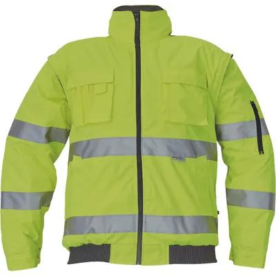 Produktbild von CLOVELLY pilot Jacke HV yellow Gr. M  CERVA 0301007170002