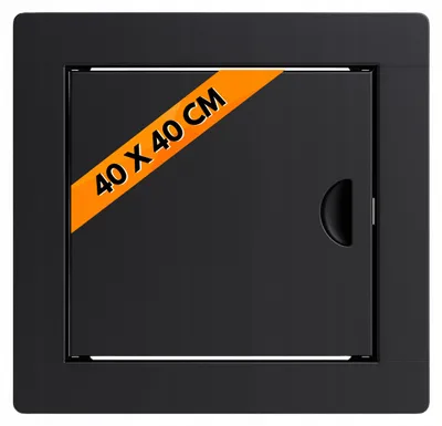 Produktbild von Bobimarket Inspektionsklappe Schwarz 40x40 cm Metall