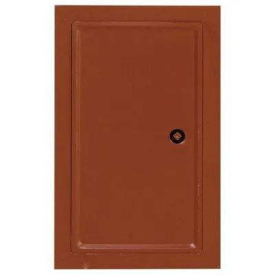 Image de Porte de cheminée 155x290 mm, rouge