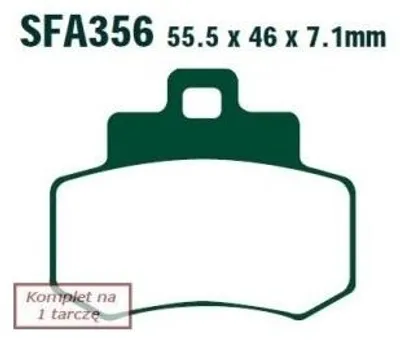Produktbild von EBC Brakes Bremsbeläge Bremsklötze SFA356