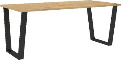 Produktbild von Esstisch CEZAR Tisch Metallbeine 185x67 Artisan
