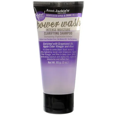 Obrázok produktu pre Aunt Jackie's Curls & Coils Power Wash Intense Moisture Clarifying Shampoo 85g