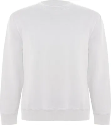Produktbild von Roly Eco SU1071 | Batian Organic Sweatshirt - Uni - Farbe: White 01 - Größe: S