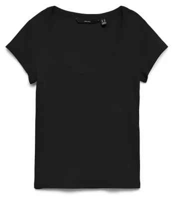 Productafbeelding van Vero Moda VMCHLOE, T-shirt, voor volwassenen, dames, zwart, zwart/zwart, maat M