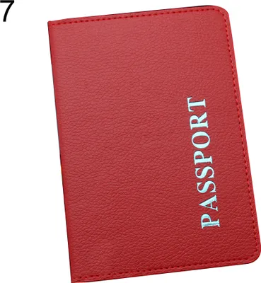 Produktbild von Fashion Kunstleder Passport Kreditkartenhülle Halter Reiseschutz Gelb