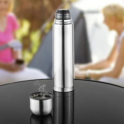 Produktbild von HI Isolierflasche doppelwandig 0,75 l Edelstahl