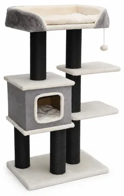 Produktbild von Kratzbaum Katzenbaum schwarz/grau