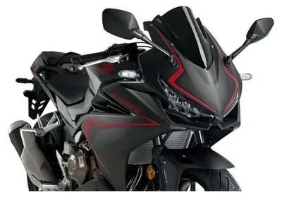 Produktbild von Motorrad-Windschutzscheibe Puig Racing schwarz