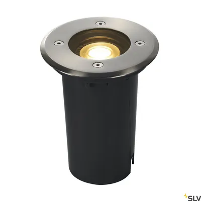 Image de Earthlux encastré de sol rond acier inoxydable 316 IP67 Ø12 cm GU10