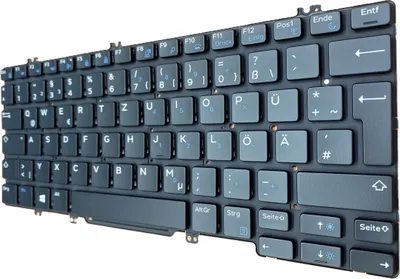 Produktbild von DEUTSCHE - Tastatur Keyboard mit Beleuchtung kompatibel für Dell Latitude 13 7390-P8Y6Y