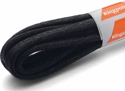 Produktbild von RINGELSPITZ - Oval Gewachst – Elegante und Strapazierfähige Schnürsenkel - 75 cm, schwarz