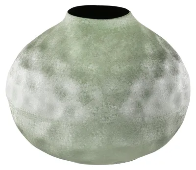 Immagine prodotto di Gilde Vase, bauchig, "Verda", Eisen, grün, VE 2, H. 19 cm, D. 25 cm 59189