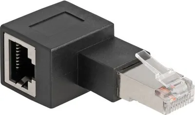 Zdjęcie produktu dla DELOCK RJ45 Stecker zu RJ45 Buchse Adapter Cat.6A