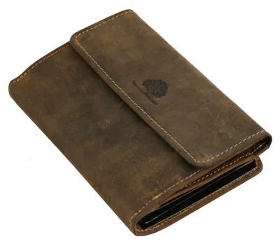 Produktbild von Greenburry Vintage Geldbörse Leder 14 cm