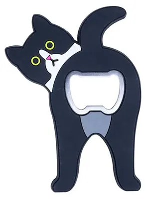Immagine prodotto di Apertiscatole a forma di animale, modello "Sedere di gatto", versione standard