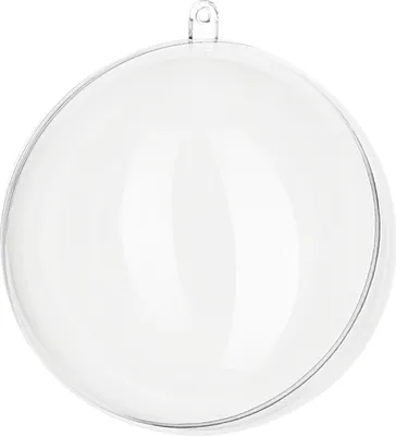 Produktbild von vbs Acrylkugel Ø 10 cm, teilbar, perfekt schließend, mit Aufhängeöse, marmorierbar