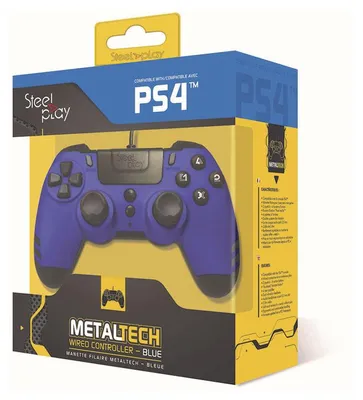 Produktbild von Lexip METALTECH, Gamepad, PC, PlayStation 4, D-Pad, Home button, Schaltfläche Optionen, Schaltfläche Teilen, Analog / Digital, Mehrfarbig, Kabelgebunden