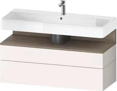 Produktbild von DURAVIT QA4396035840010 QTG WTU WH Ek. 1190x470x590 Wß Smt H