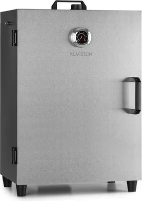 Obrázok produktu pre Klarstein Flintstone, udiareň, nehrdzavejúca oceľ, 1600 W, termostat, strieborná