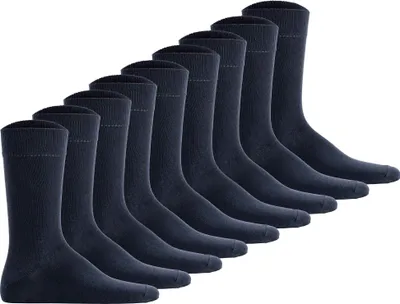 Produktbild von Hudson Uni Socken, 9er Pack - Simply, Basic Socken, einfarbig Dunkelblau 39-42