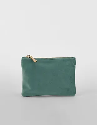 Produktbild von BagBase BG715 | Velvet Accessory Pouch - Farbe: Jade - Größe: L (30 x 20 cm)