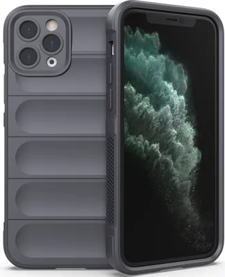 Obrázek produktu pro iPhone 11 Pro Pouzdro, Měkké TPU Silikonové Nárazuvzdorné Ochranné Pouzdro pro iPhone 11 Pro Tmavě šedá