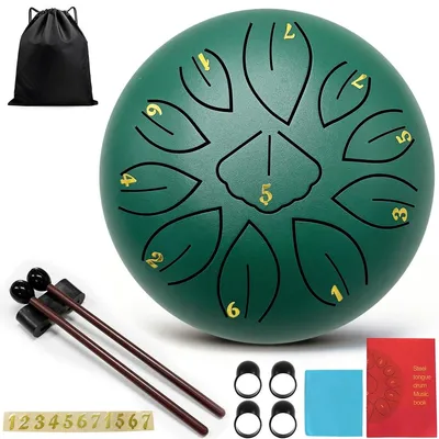 Produktbild von Regenstrommel – Chakra – 11 Töne – 15,2 cm – Stahl