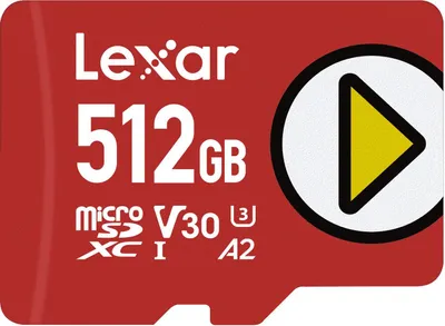 Immagine prodotto di Lexar PLAY microSDXC UHS-I Card 512 GB Classe 10