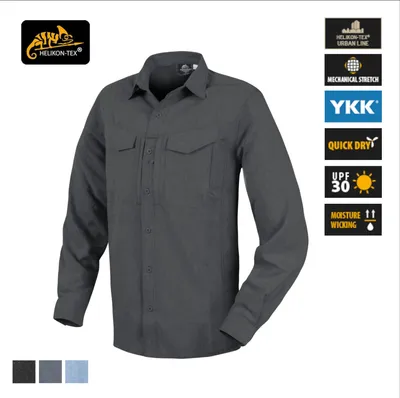 Zdjęcie produktu dla Helikon-Tex DEFENDER Mk2 GENTLEMAN - Dostępna w kilku wersjach, Rozmiar:S, Kolor:Melange Light Blue
