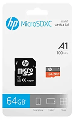 Immagine prodotto di HP HFUD064-1V31A, 64 GB, MicroSDXC, Classe 10, UHS-I, 100 MB/s, 85 MB/s