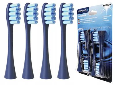 Produktbild von DeepWhite Ersatz-Zahnbürstenköpfe Oclean PW05 Blau Sonic