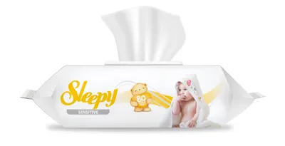 Produktbild von Sleepy Sensitive Feuchttücher – 80 Stück
