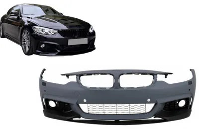 Produktbild von Stoßstange für BMW 4 F32 F33 F36 2013-2020 Coupe Cabrio Gran Coupe M Sport Design Unterlippe.