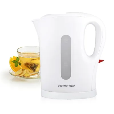 Produktbild von GOURMETmaxx Wasserkocher 1l - weiß/grau